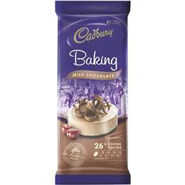 Cadbury Baking Milk Chocolate Block 180g