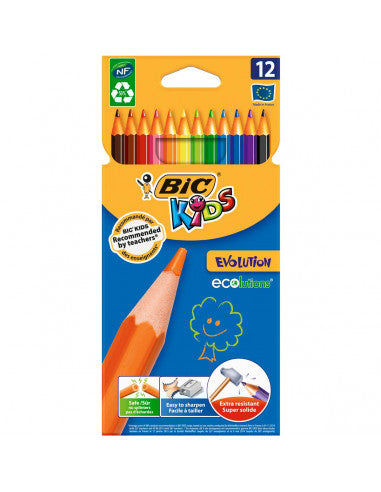 BIC Kids Coloured Pencils 12pk