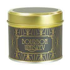 Bourbon Whiskey Happy Hour Candle in Tin
