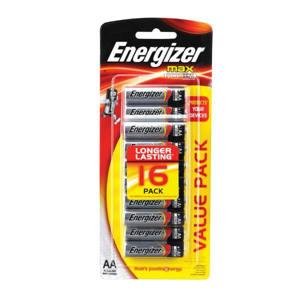 Energizer Max AA Batteries 16pk