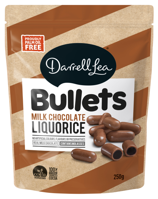 Darrell Lea Bullets Milk Choc 226g