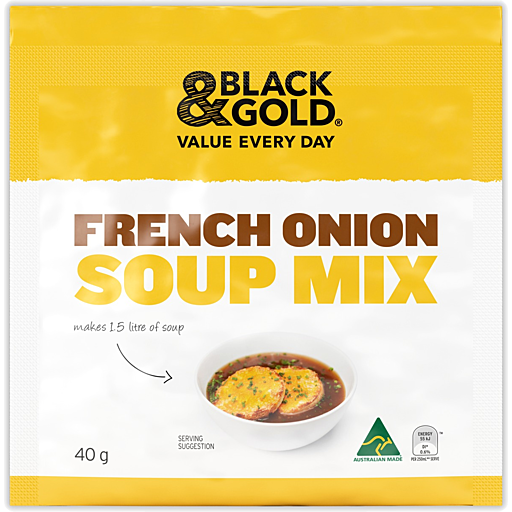 Black and Gold French Onion Soup 40g