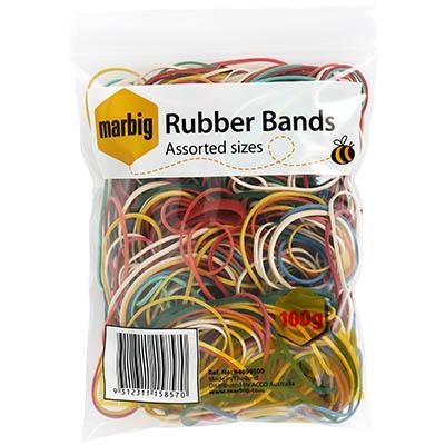 Marbig Rubber Bands Assorted