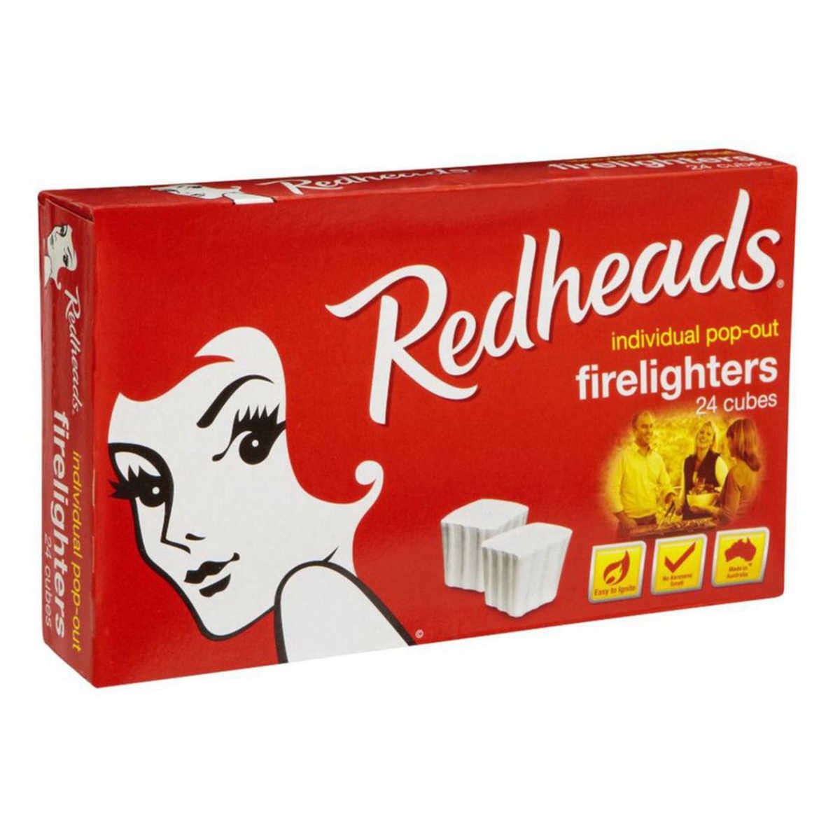 Redheads Firelighter Blocks Foil Sealed 24