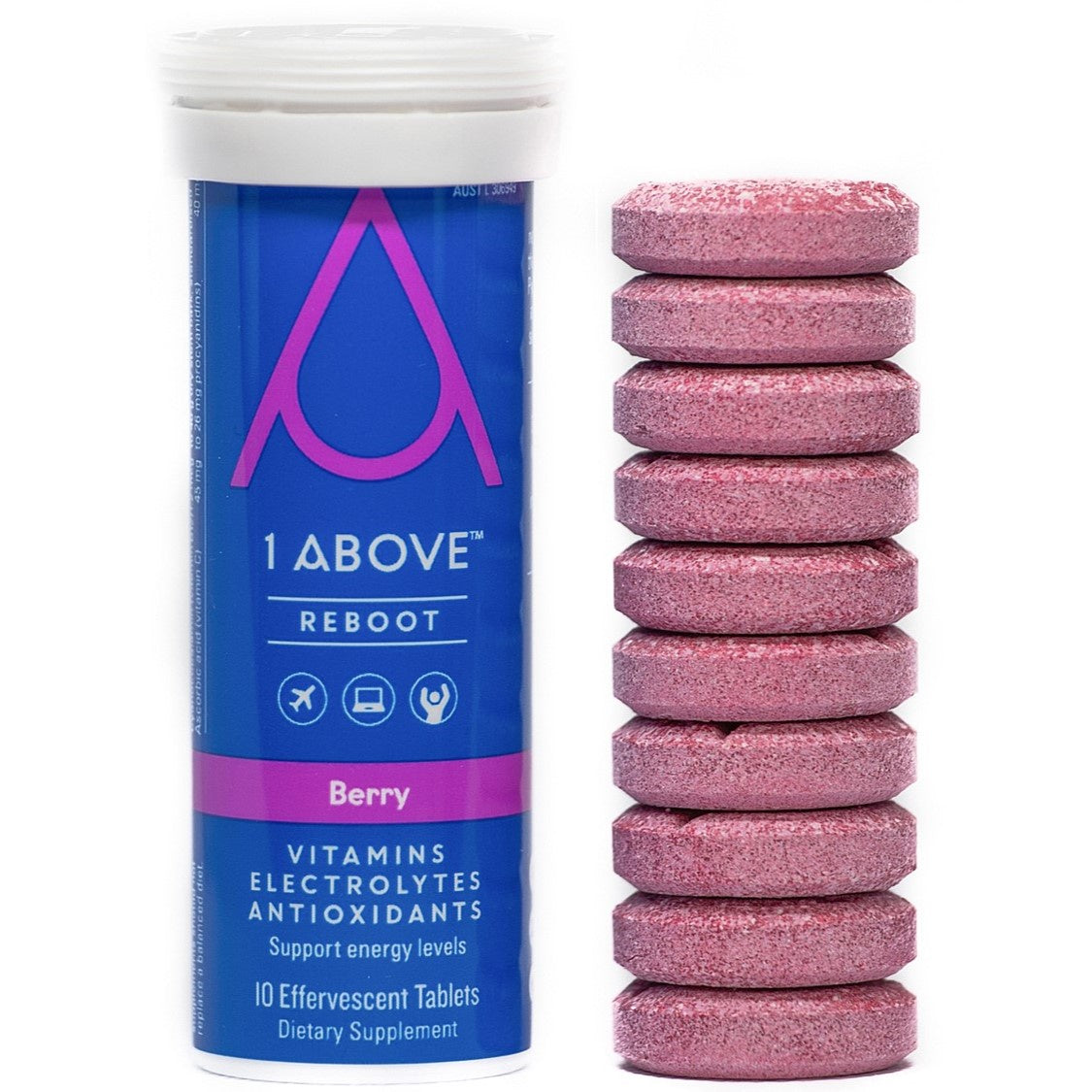 1Above Jet Lag relief tablets Berry