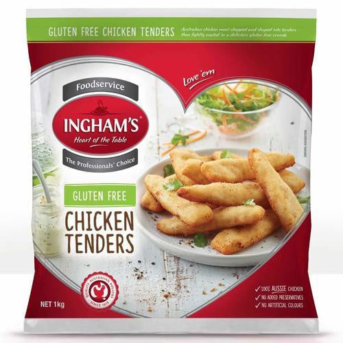 Ingham Chicken Breast Tenders Gluten Free 1kg