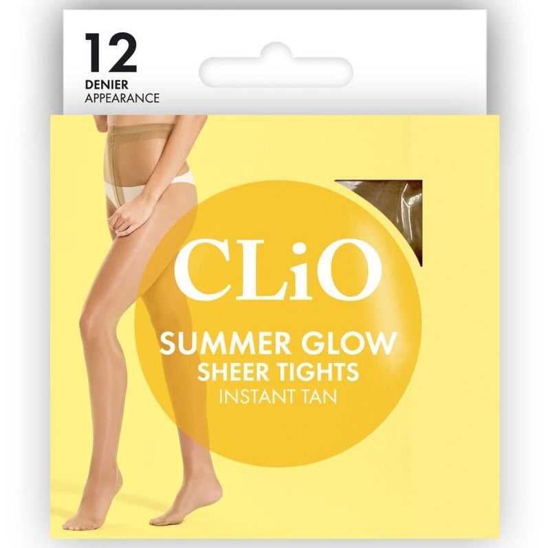 Clio Summer Glow Sheer Tight - Tan - S/M