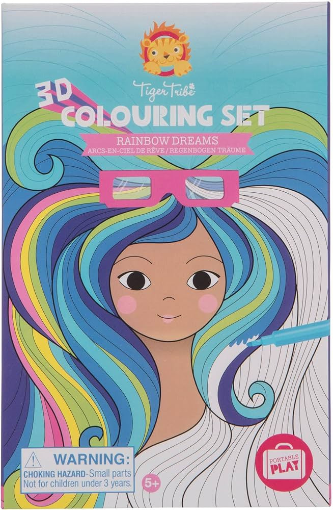 3D Colouring Set - Rainbow Dreams