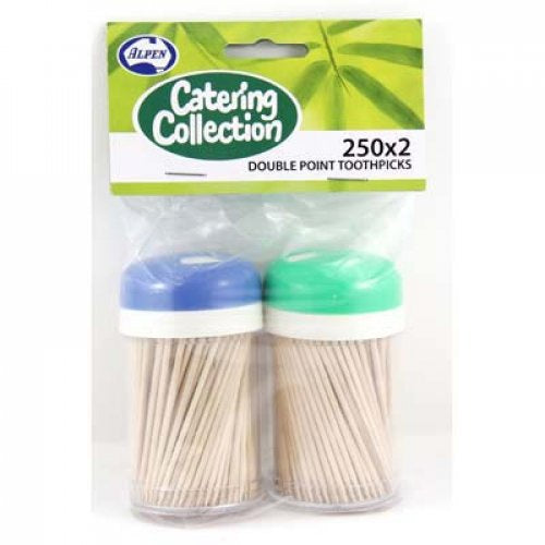 Toothpick Round Double Pointed Pack 250x2