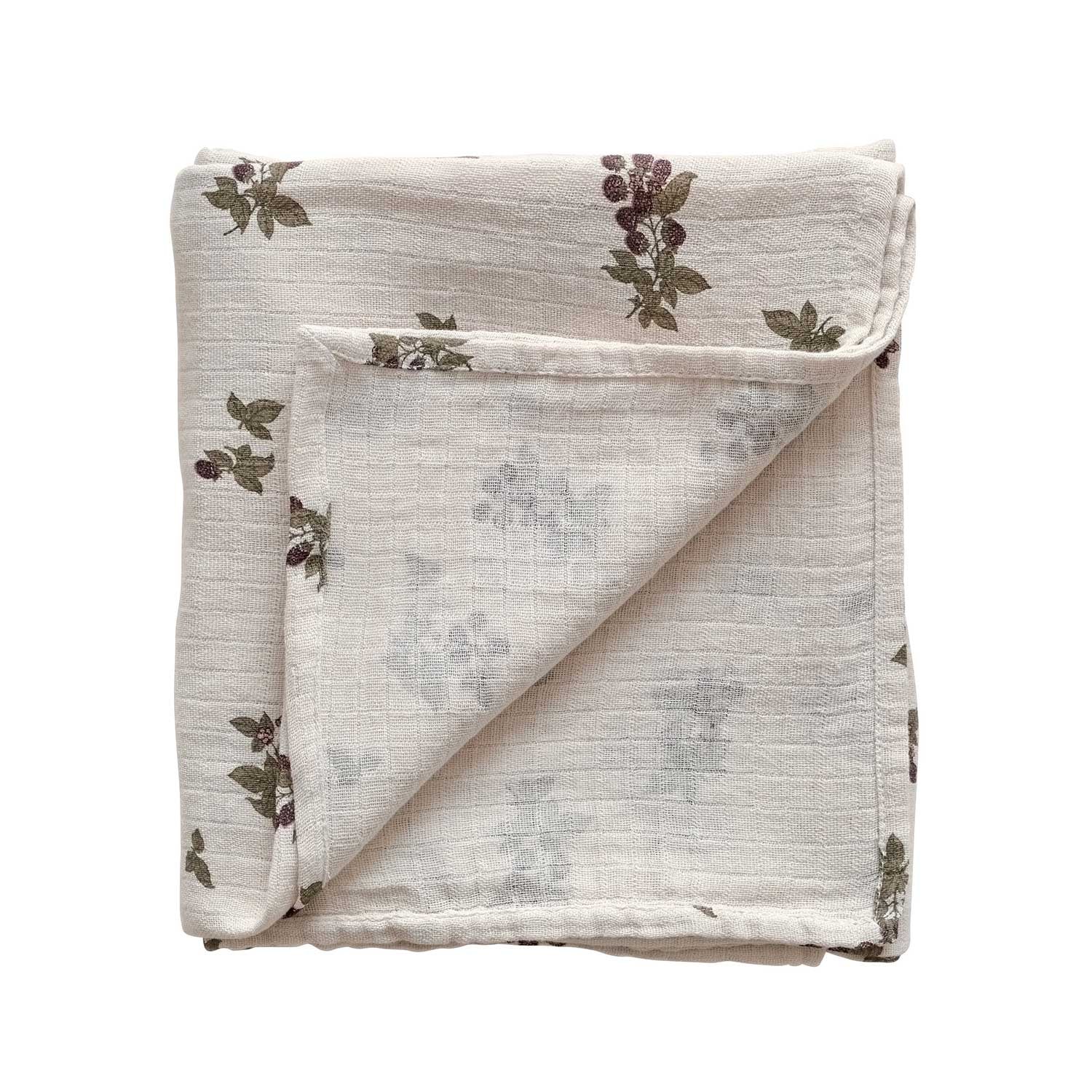 Garbo&Friends Blackberry Muslin Swaddle Blanket