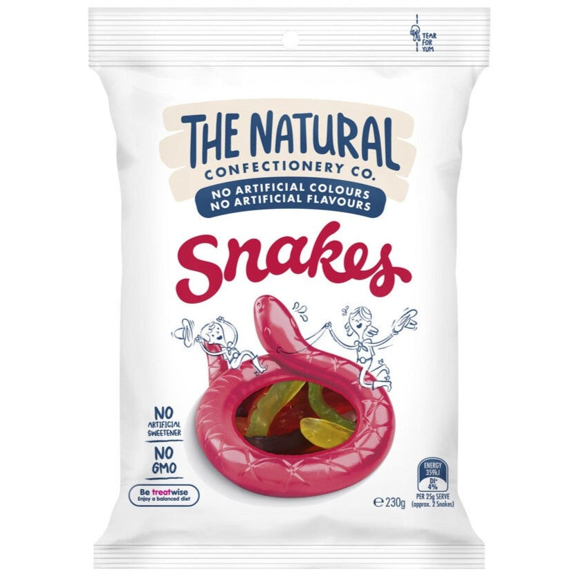 The Natural Confectionery Co. Snakes 230g