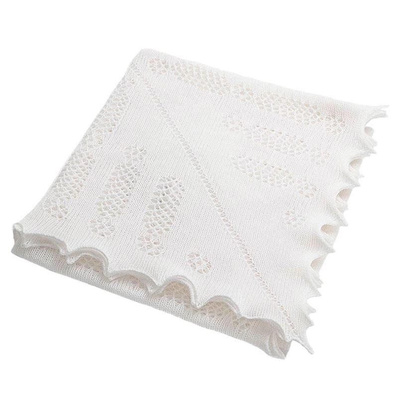 G.H. Hurt & Son - Nottingham Lace Knitted Baby Shawl Wrap