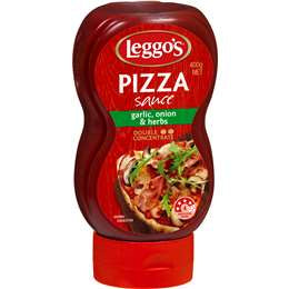 Leggo's Pizza Sauce Garlic, Onion & Herb 400g