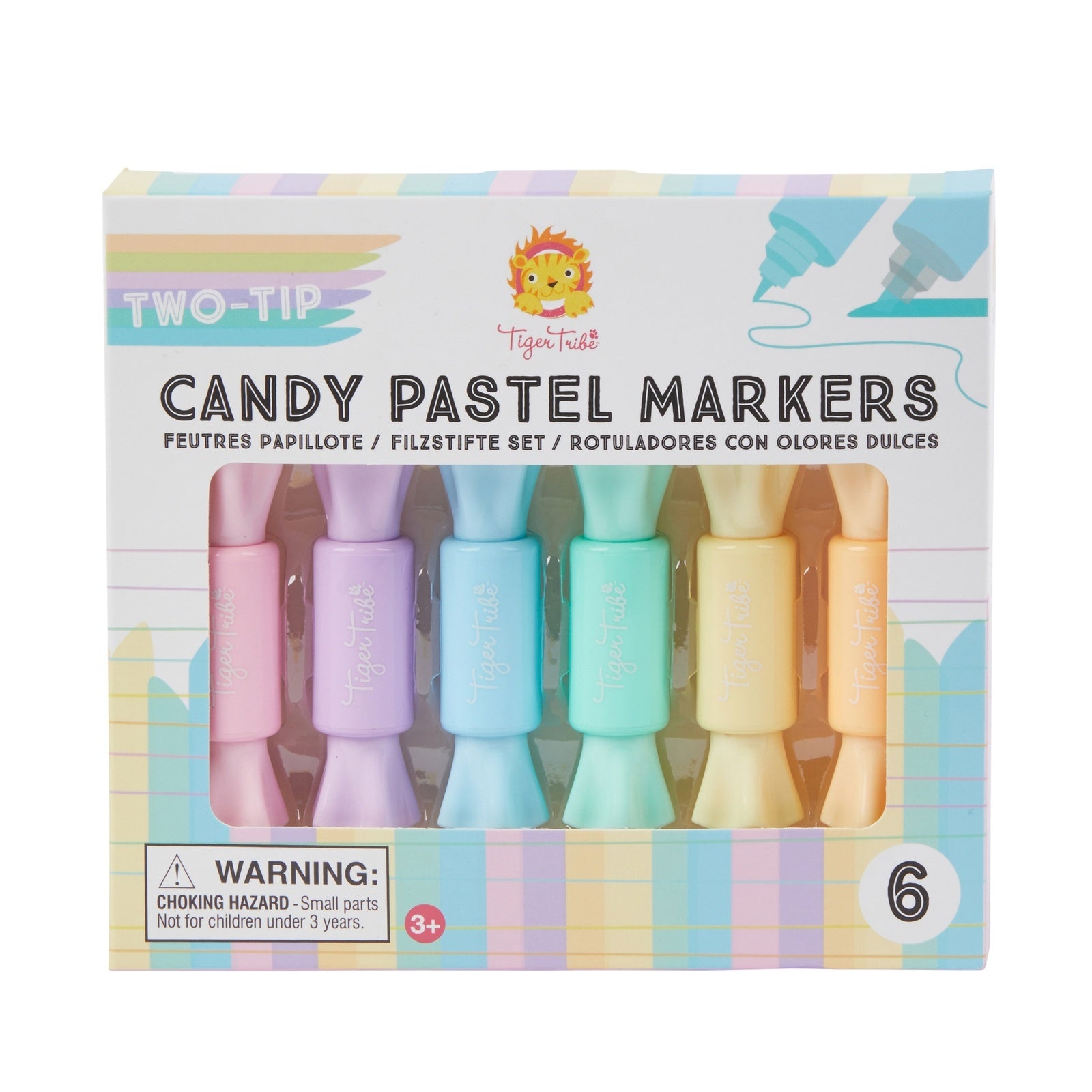 Tiger Tribe 2 Tip Candy Markers