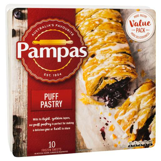 Pampas Puff Pastry Sheets Bulk 1.6kg