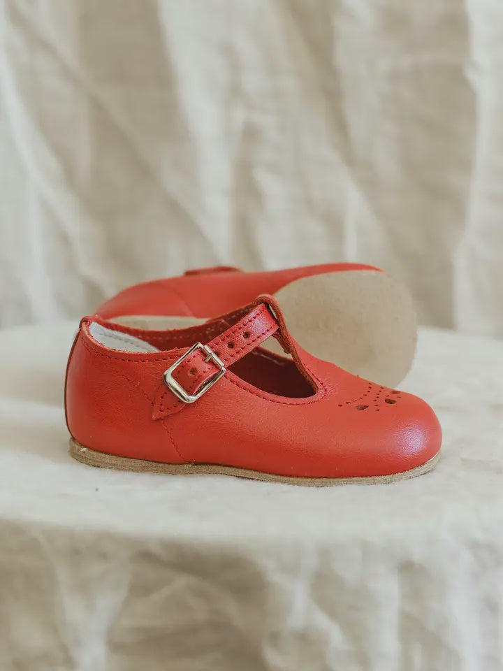 Alison T-Strap - Red