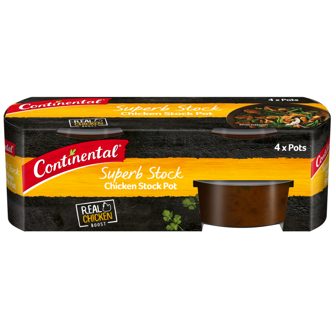 Continental Superb Stock Chicken Stock Pot 4 pack 112g