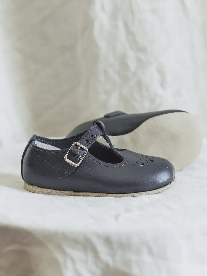 Alison T-Strap - Navy