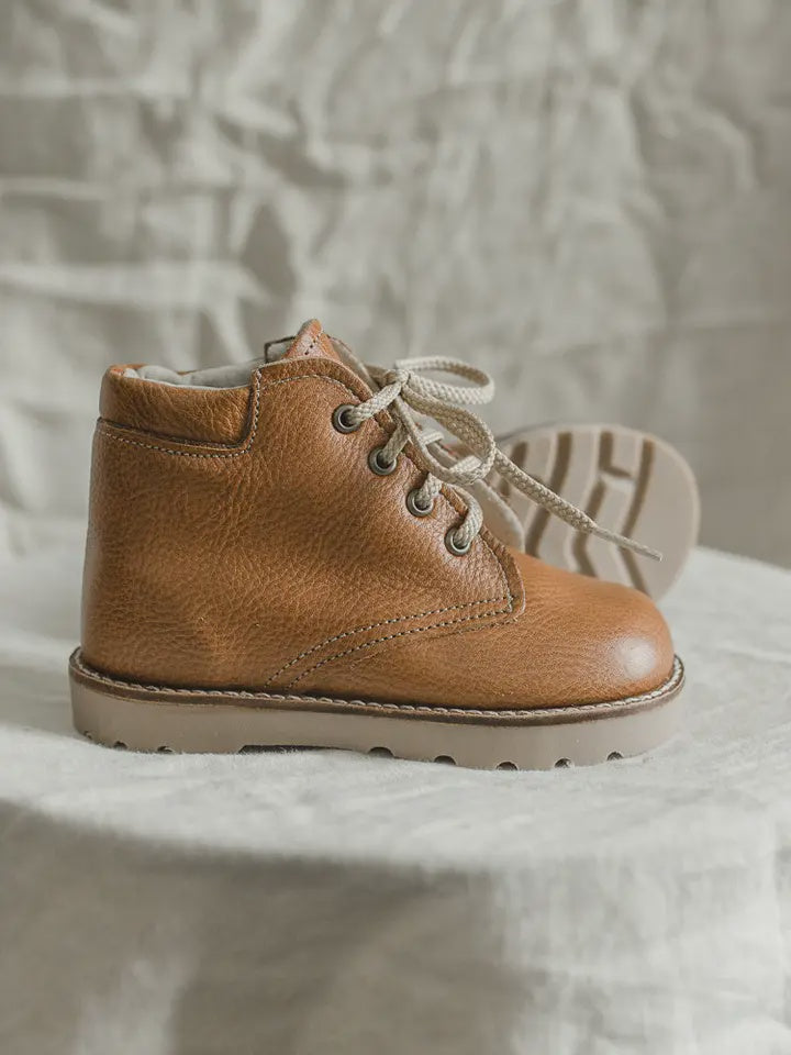 High Top Boot - Cognac