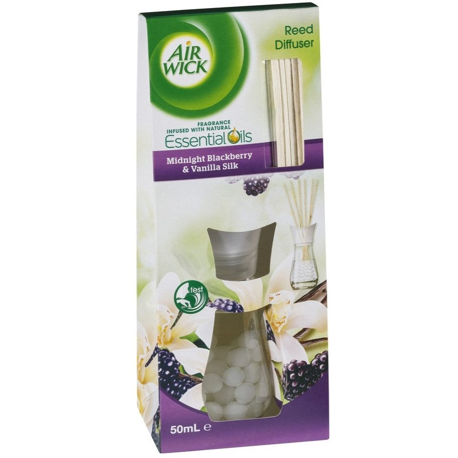 Air Wick Reed Diffuser Midnight Blackberry & Vanilla Silk 50ml