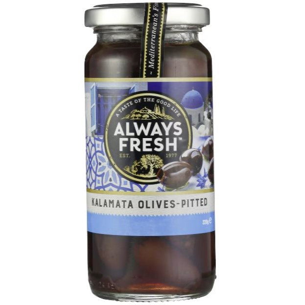 Always Fresh Kalamata Olives Pitted 220g