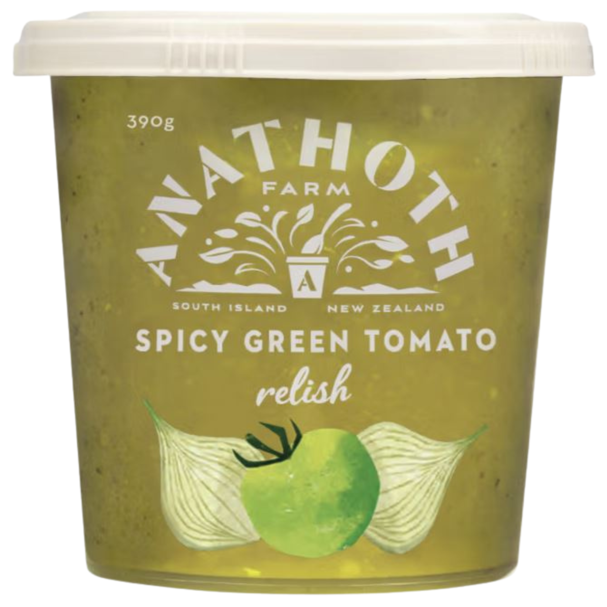 Anathoth Spicy Green Tomato Relish 390g