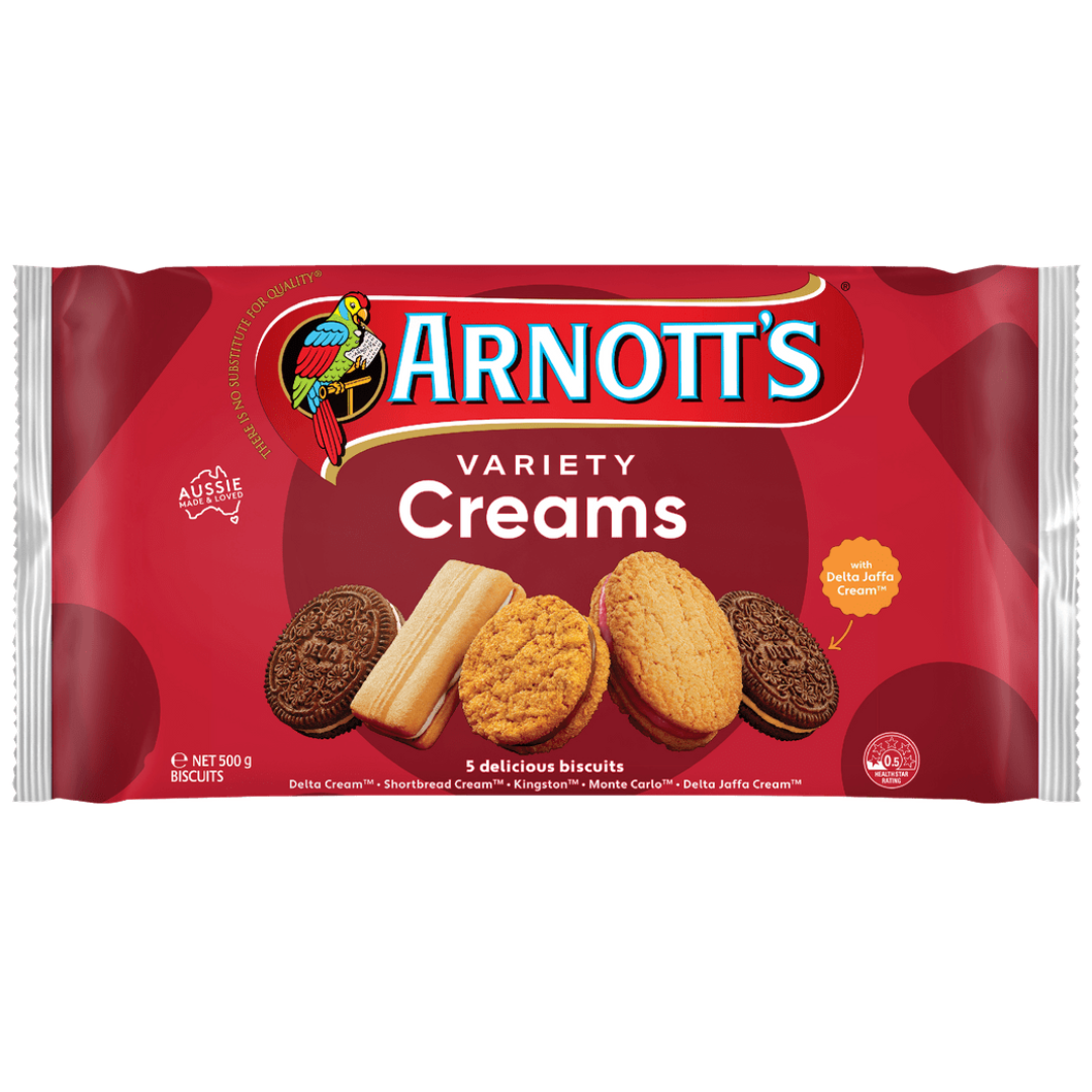 Arnott's Assorted Cream Biscuits 500g