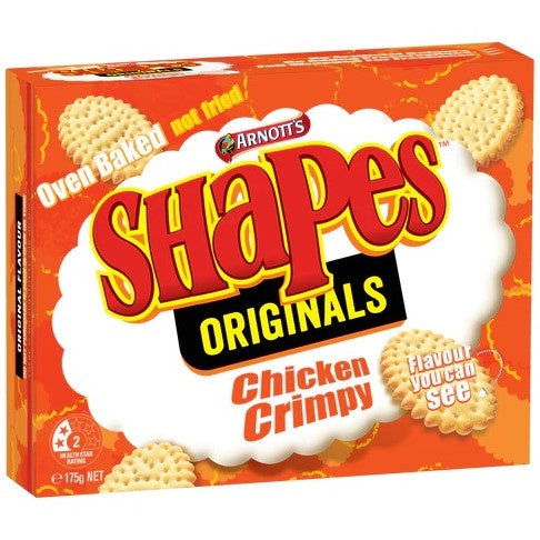 Arnott's Shapes Chicken Crimpy 175g