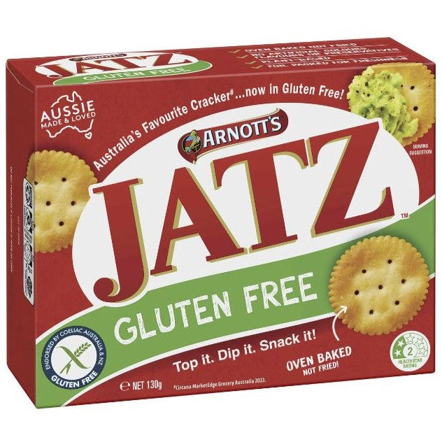 Arnott's Crackers JATZ Gluten Free 150gm