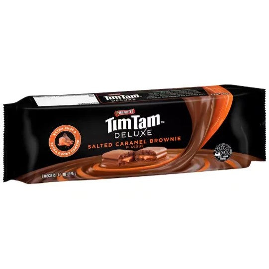 Arnott's Tim Tam Deluxe Salted Caramel Brownie 175g