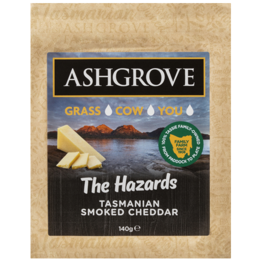 Ashgrove The Hazards Smoked Cheddar Cheese 140g