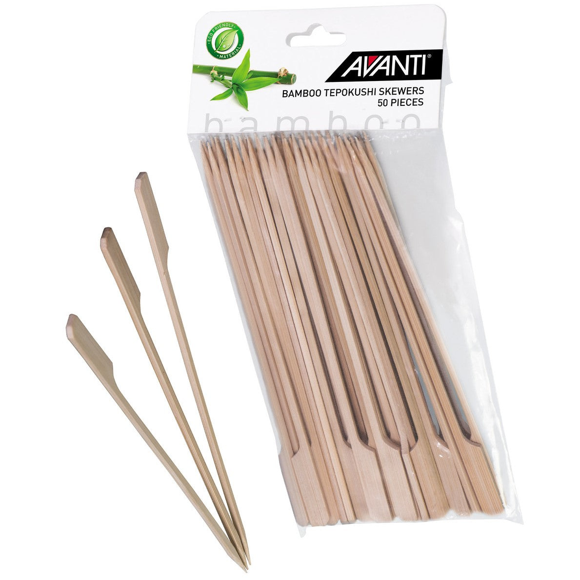 Avanti Bamboo Skewers 24cm 50pk