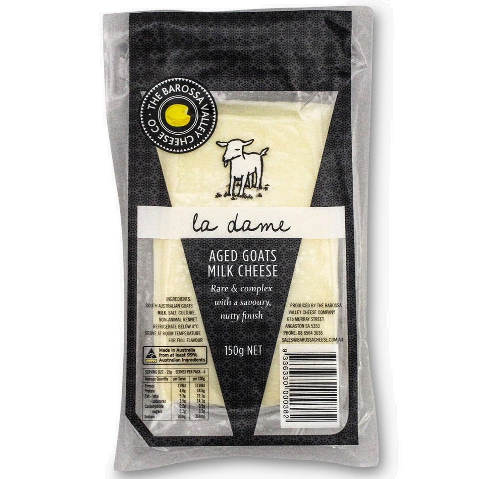 Barossa Valley Cheese Co la dame Aged Goats Milk  150g