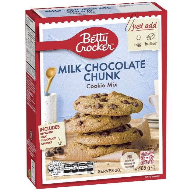 Betty Crocker Choc Cookie Mix 485 g