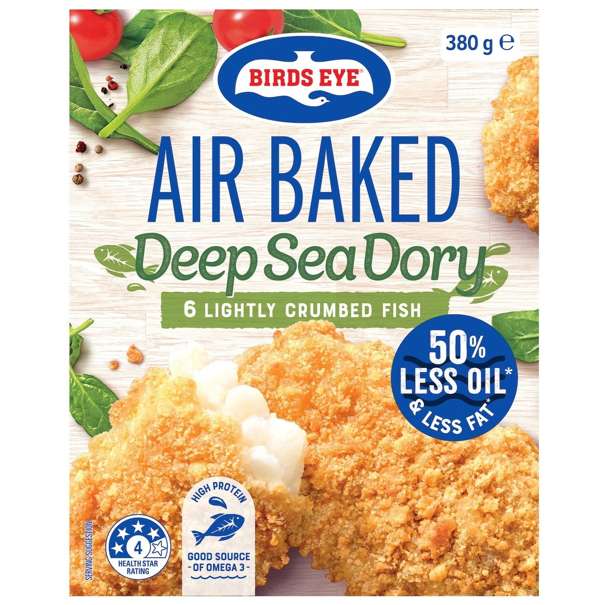 Birds Eye Air Baked Deep Sea Dory 380g