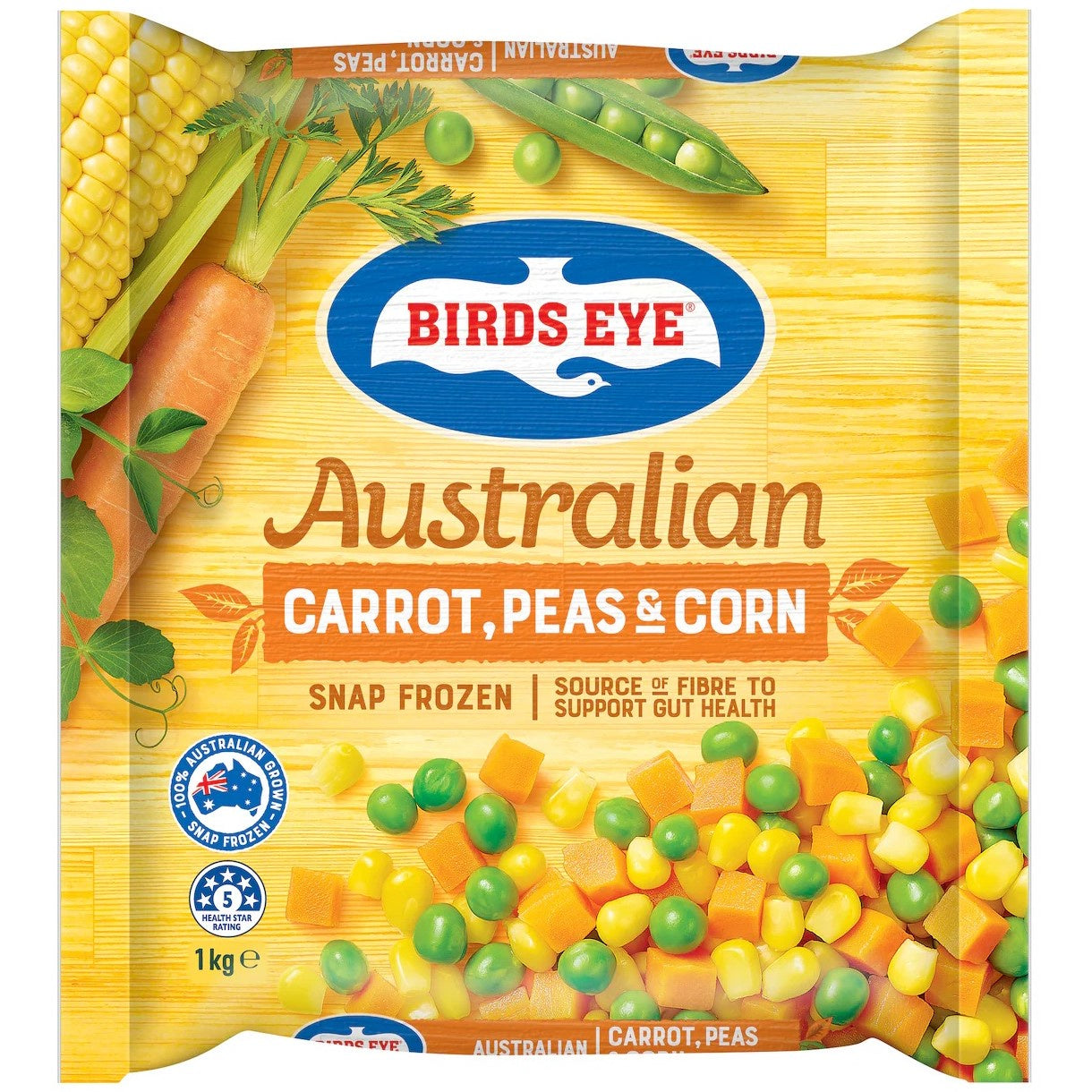 Birds Eye Carrot, Peas & Corn 1kg