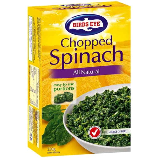 Birds Eye Frozen Chopped Spinach 250g