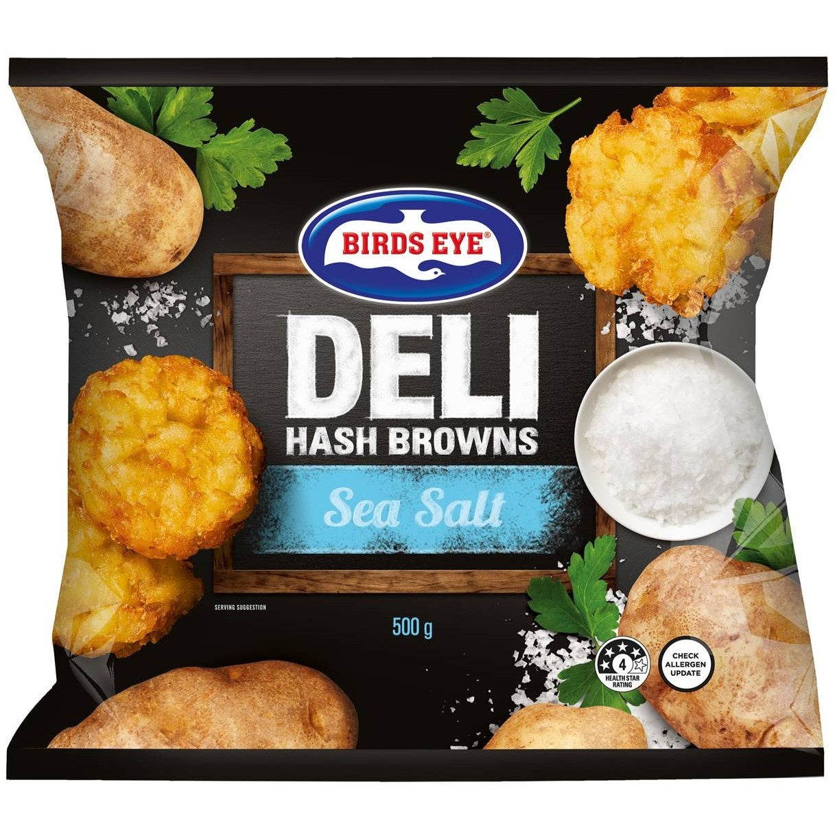 Birds Eye Deli Rustic Hash Brown Sea Salt 500g