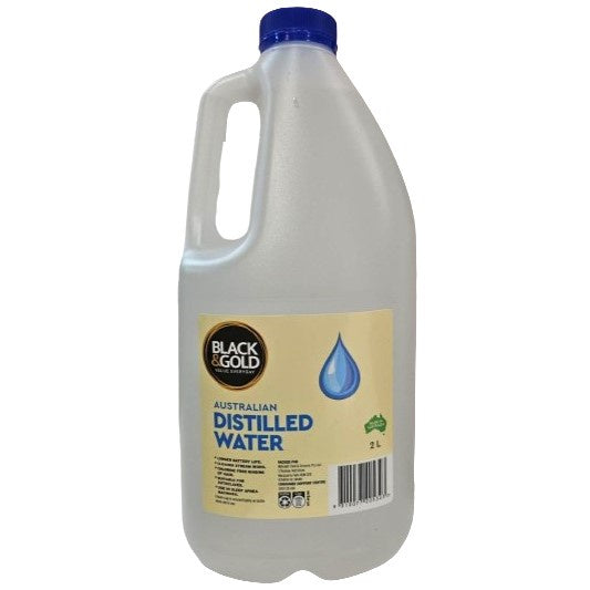 Black & Gold Distilled Water 2l