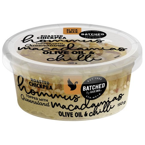 Black Swan Batched Hommus with Chilli & Macadamia 150g