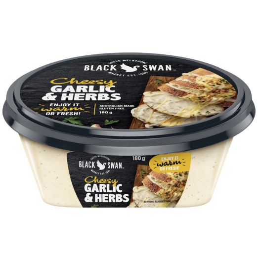 Black Swan Cheesy Garlic & Herb Dip 180g