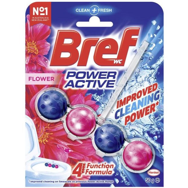 Bref Toilet Cleaner Fresh Flowers Power Active