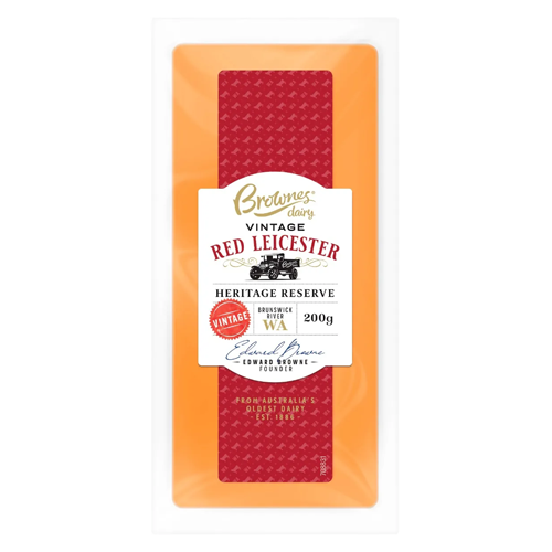 Brownes  Red Leicester  Cheese 200g