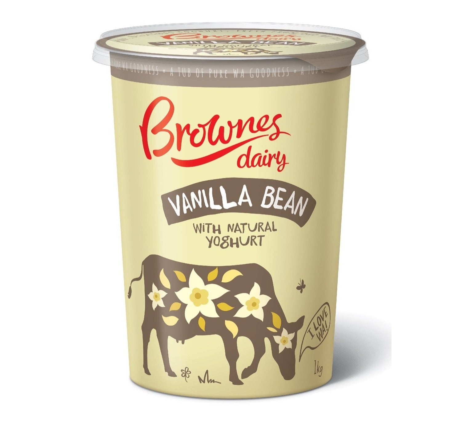 Brownes Yoghurt Vanilla Bean 1kg