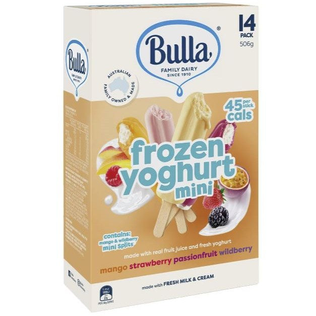 Bulla Frozen Yoghurt  Minis 14 pkt - 506g