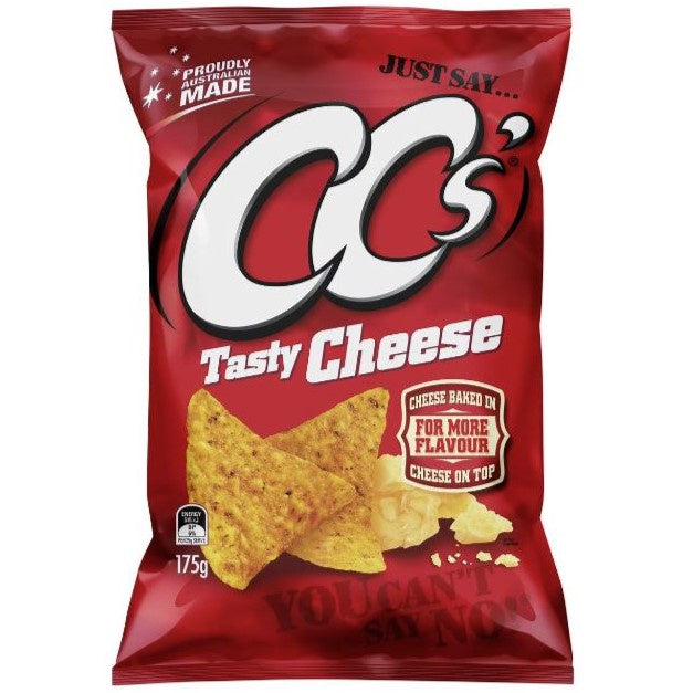 CC's Corn Chips Tasty Cheese 175g