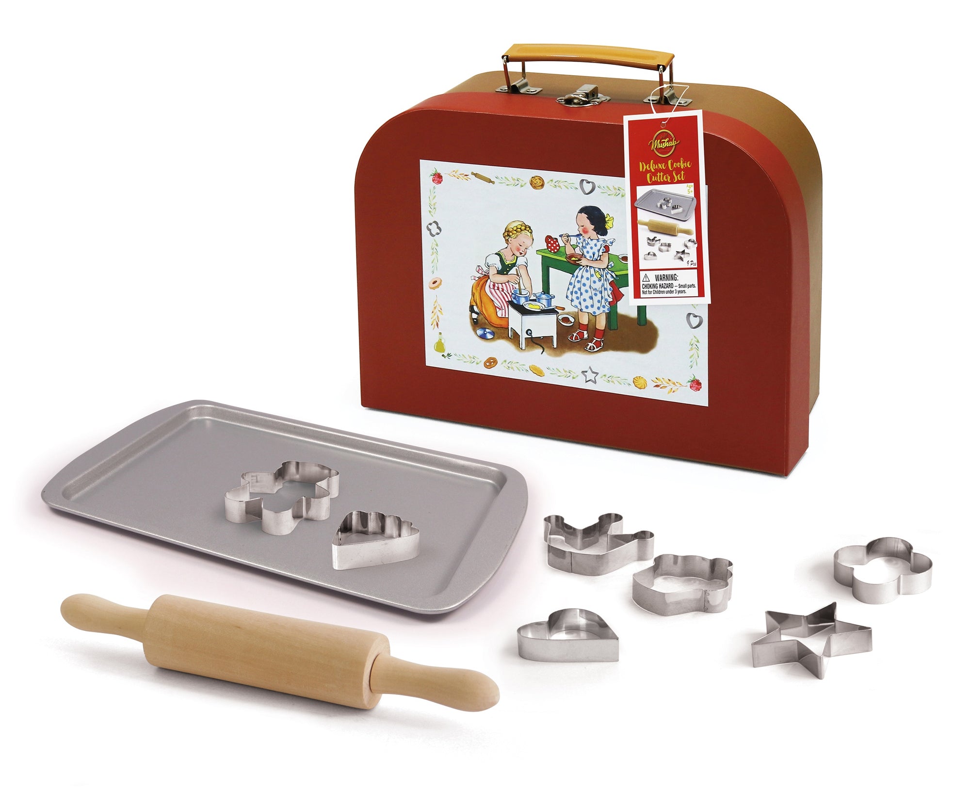 Deluxe 10pc Cookie Cutter Baking Set