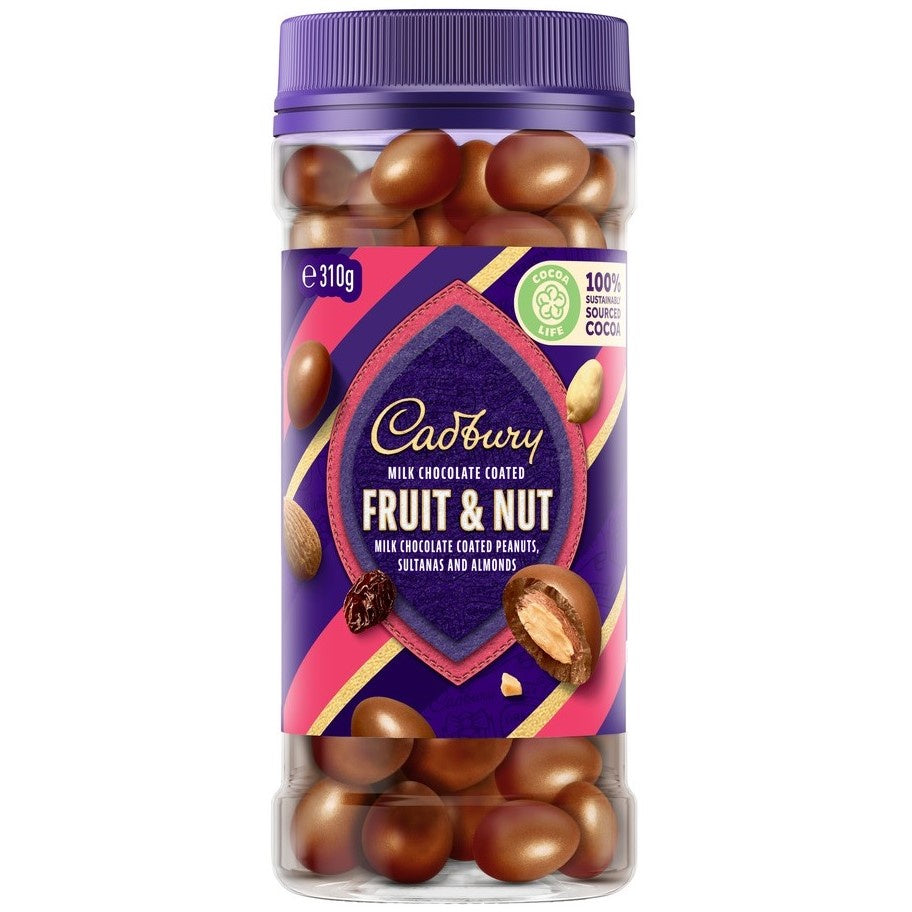 Cadbury Milk Chocolate Coated Fruit & Nut 310g