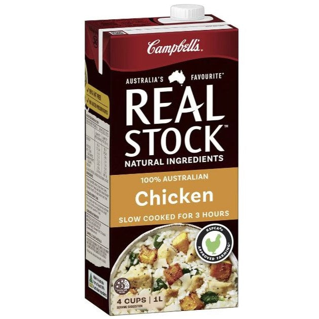 Campbells Real Stock Chicken 1L