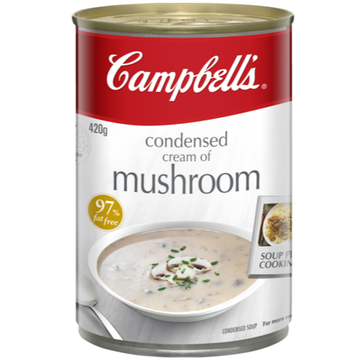 Campbells Condensed Mushroom Soup 420g